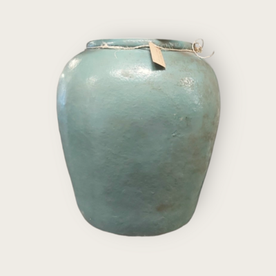 Grote Antieke Keramische Terra Cotta Pot (H 75 x D 60 cm) - Authentiek en Decoratief | FF Iets Anders verkrijgbaar bij Woonwinkel FF Iets anders in Goirle nabij Tilburg