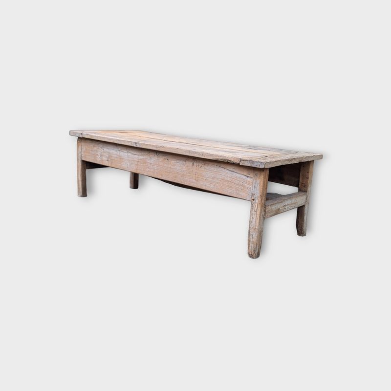Authentieke Oude Houten Salontafel