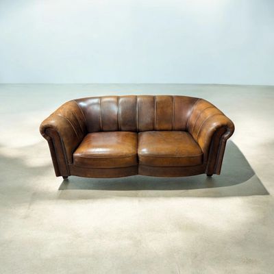 Schapen Lederen Vintage Bank – Industrieel & Vintage Interieur | Bestel Online of Bezoek Goirle