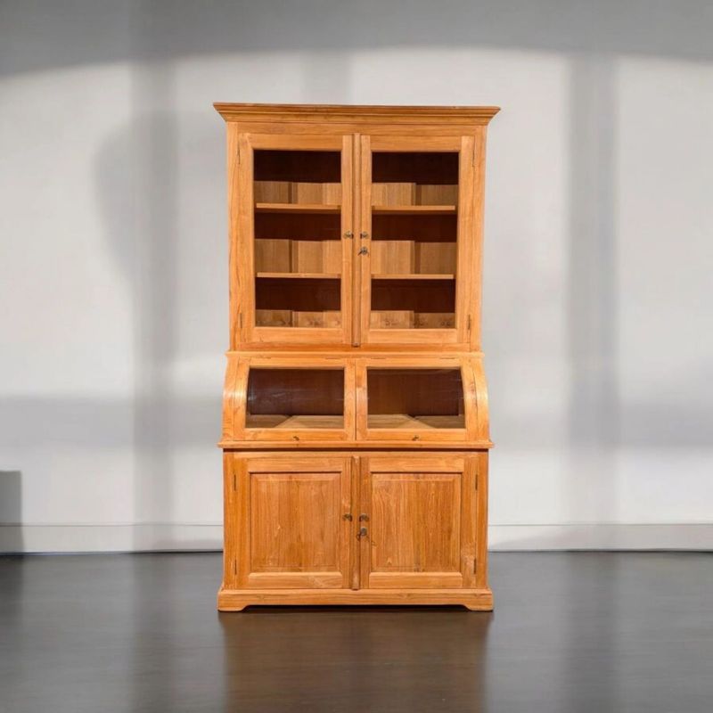 Teak Grocer's Cupboard - Unique Sideboard with Authentic Character