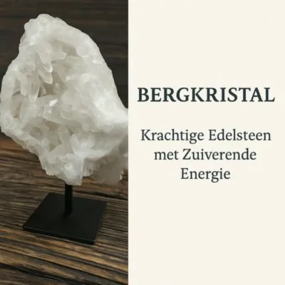 Bergkristal is niet alleen een stijlvolle toevoeging aan je interieur, maar heeft ook een krachtige energie. 