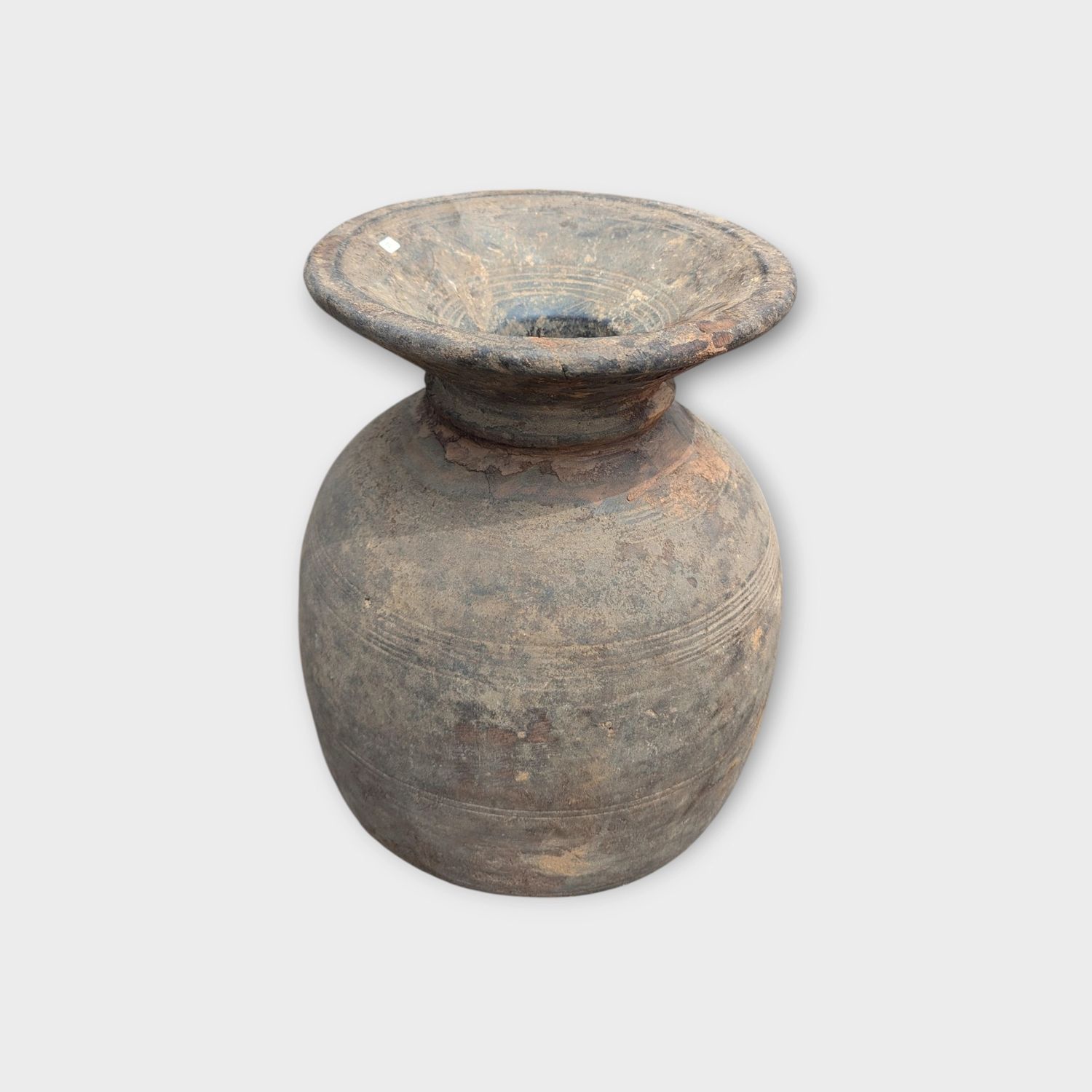 Grote Nepalese pot – authentieke kruik uit Nepal - landelijke decoratie