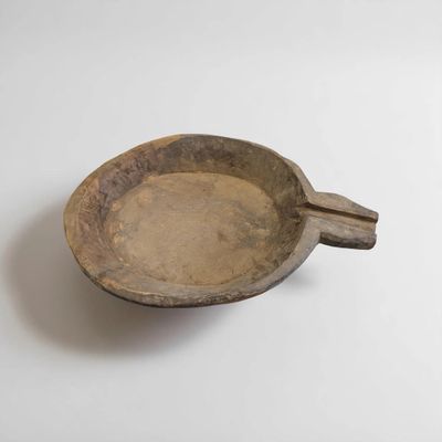 Authentieke Nepalese houten schaal – Uniek vintage object