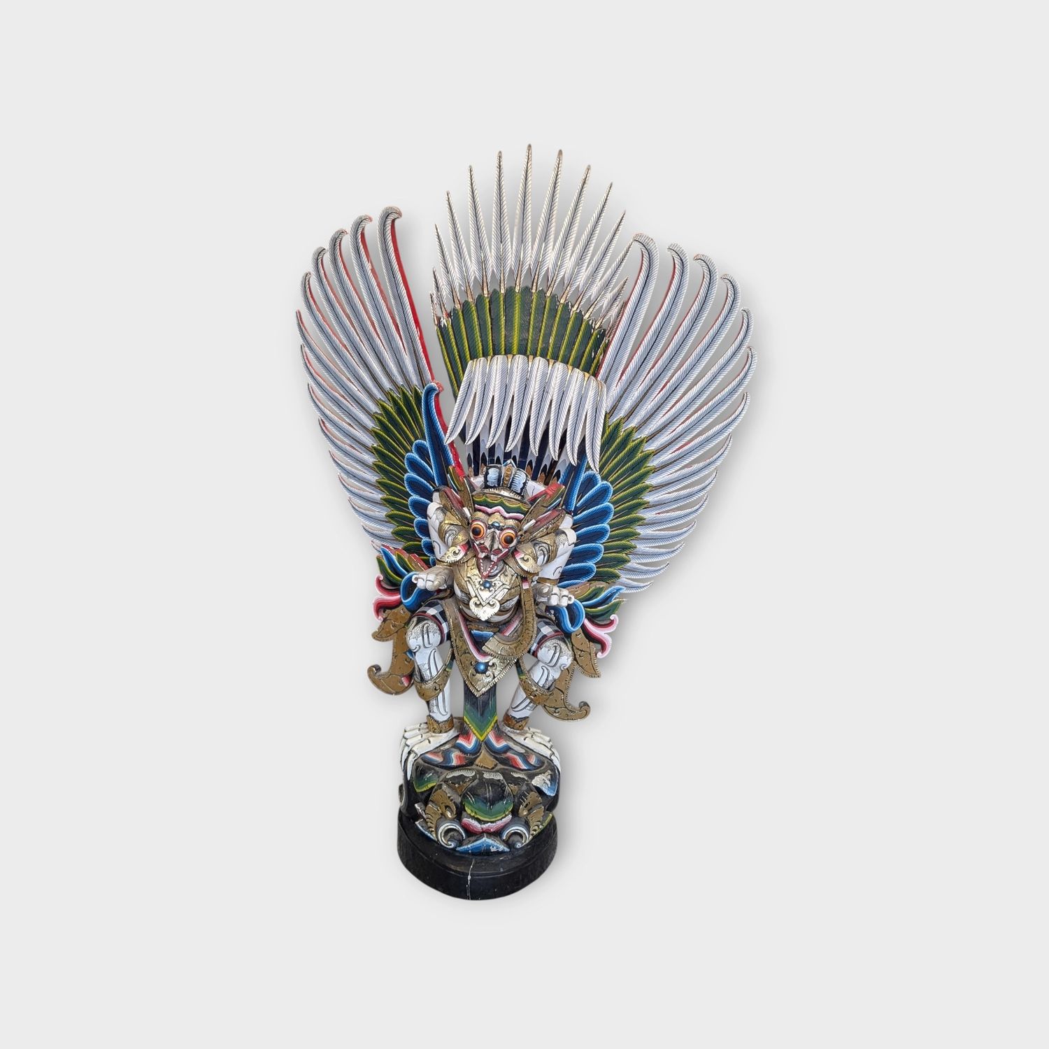 Antiek Garuda beeld uit Bali – handgemaakt, 110 cm hoog