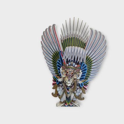 Antiek Garuda beeld uit Bali – handgemaakt, 110 cm hoog