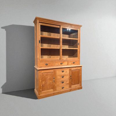 Buffetkast Vitrinekast teakhout met optie Restyling naar wens