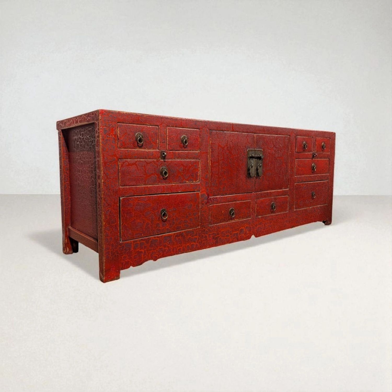 Chinees dressoir rood – Uniek tv-meubel 169 cm