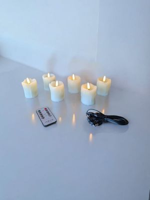 Sfeervolle oplaadbare LED druipkaarsen voor elk interieur