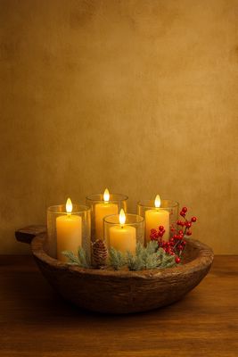 Landelijke decoratie houten Nepalese schalen & potten - rustieke woondecoratie in landelijke stijl - Woonwinkel en webshop!