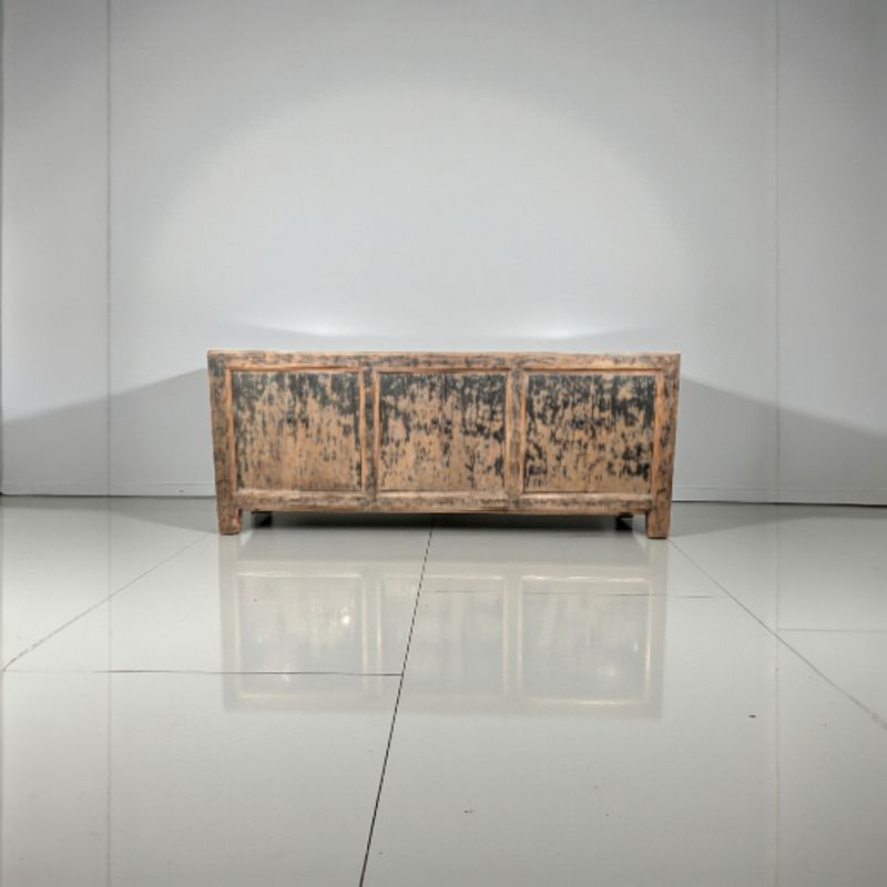 Dressoir Hout Landelijke Chinese stijl – Patina uitstraling – 91 x 227 x 45 cm Commode chinoise rustique à patine - Un objet un peu différent pour une maison à Goirle et en ligne.