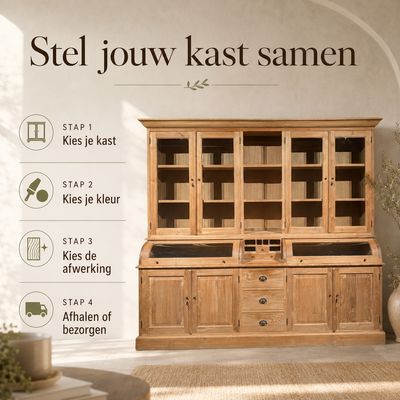 Maßgeschneiderte Teakholzschränke