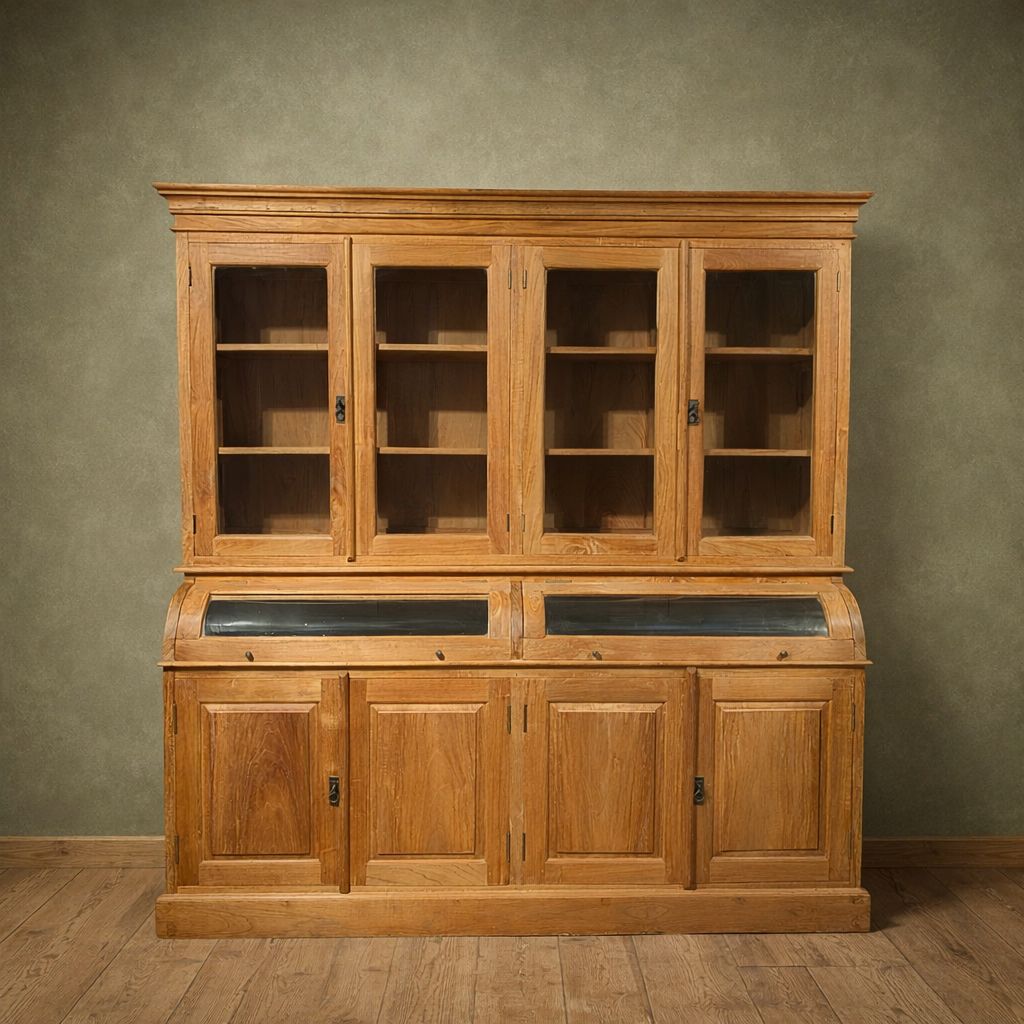 Grutterskast teak massief buffetkast - Bastiaankast 202 cm