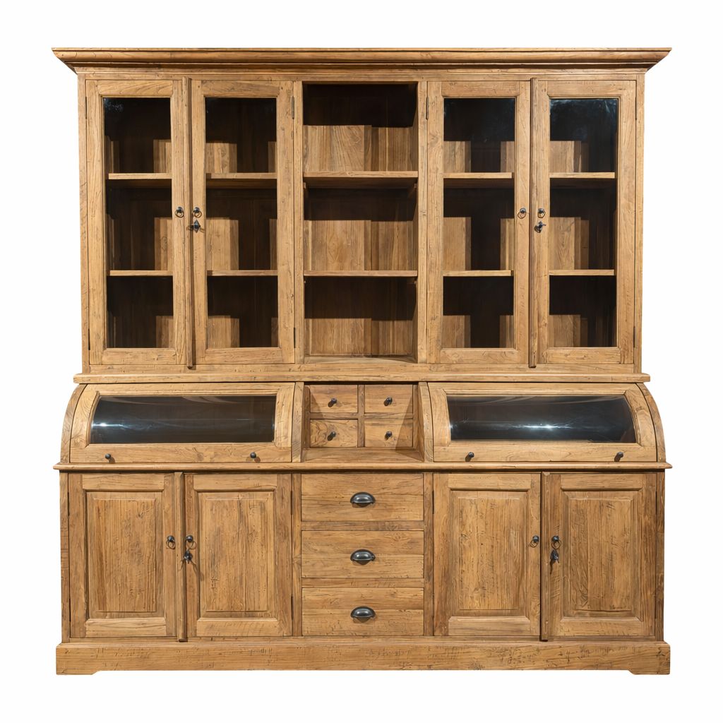 Teak grocer's cabinet Bastion cabinet solid teak buffet