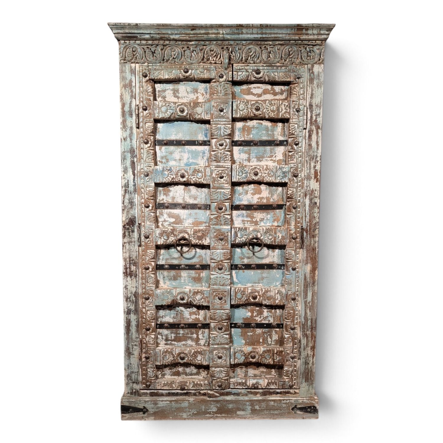 Houten Kast India – Ibiza Bohemian Kast met 2 Deuren