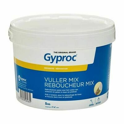 Gyproc Vulmiddel Mix Pleisterplamuur Pasta 5kg