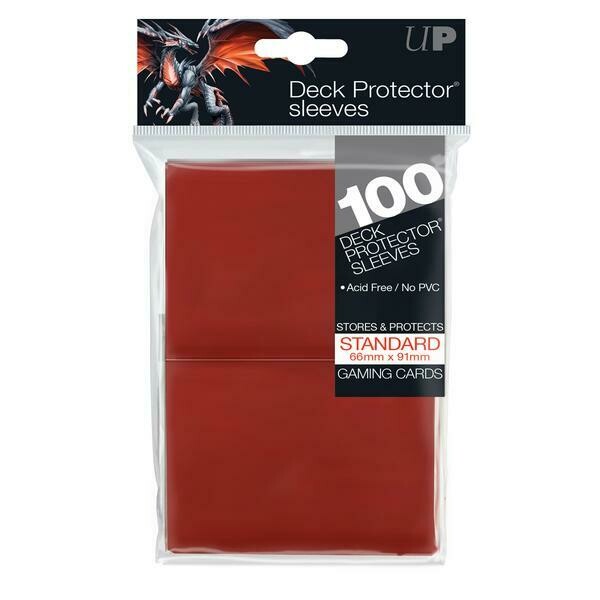 Standard Sleeves - Red (100)