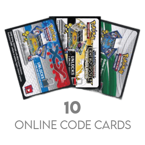 Online Code Cards x10