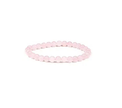 Rozenkwarts armbandje 5 mm