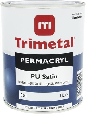 Trimetal Permacryl PU Satin - WIT