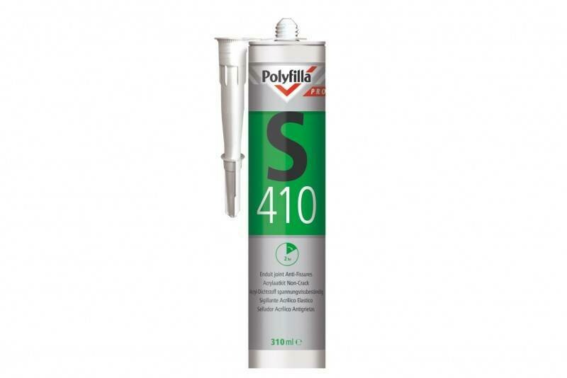 Polyfilla Pro S410 Mastic Acrylique - BLANC