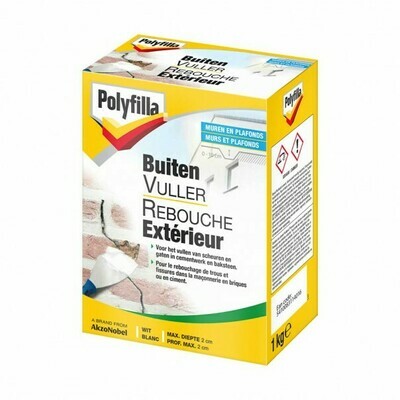 Polyfilla Buitenvuller Poeder - WIT Polyfilla Buitenvuller Poeder - WIT