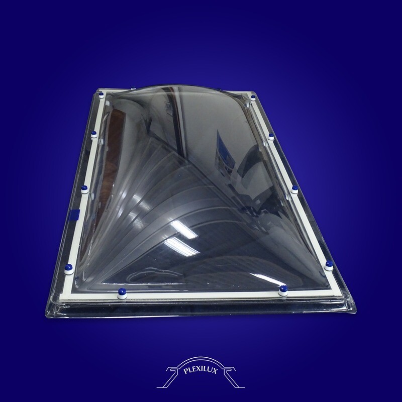 PLEXILUX PUITS DE LUMIÈRE DOUBLE PAROI SPHÉRIQUE JOUR TAILLE 40 x 70 CM