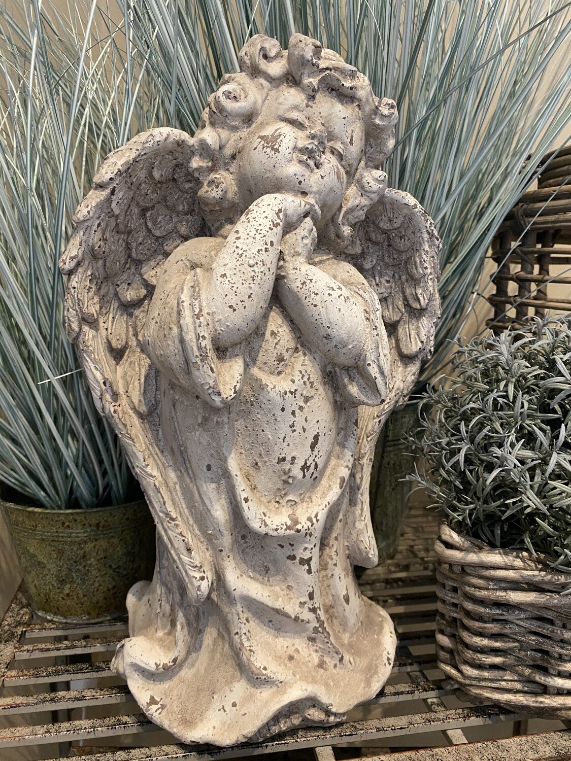 Engel steen 
23,5x15x39cm