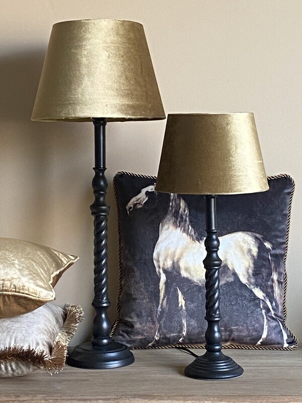 Tafellamp goud  24x24x60cm
