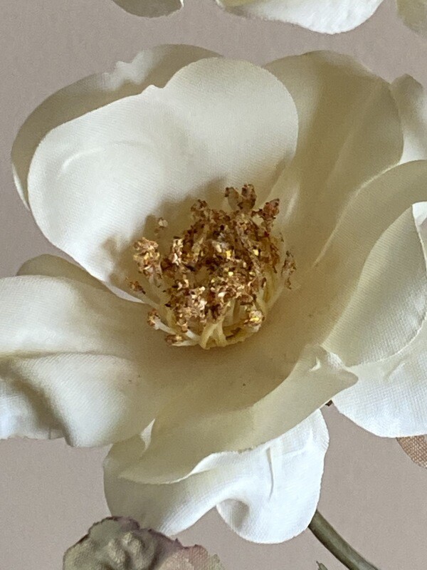 Kunstbloem wit  58 cm