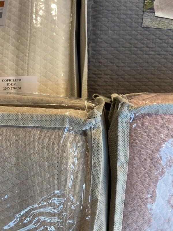 Bedsprei antraciet 220x270