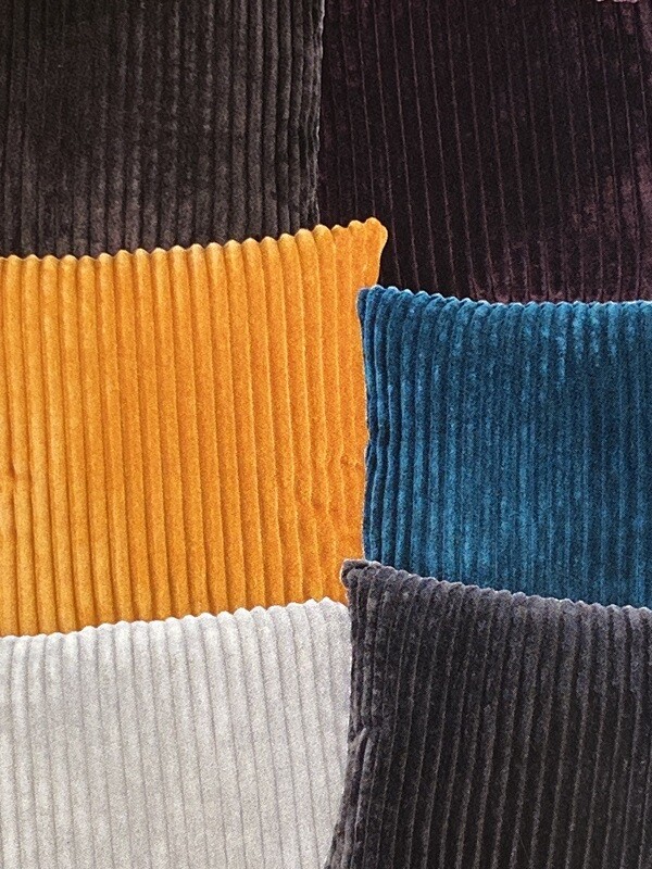 Kussens velours wit 50x50cm