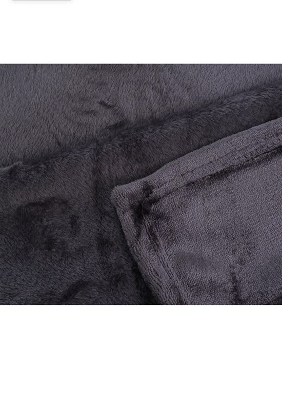 Dekentje Antraciet 180x220