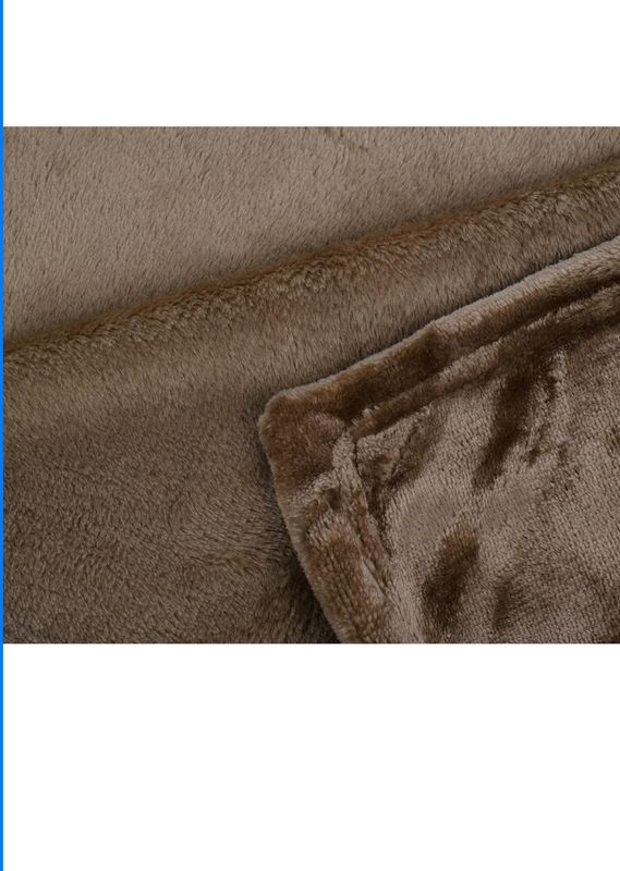 Dekentje taupe 220x240