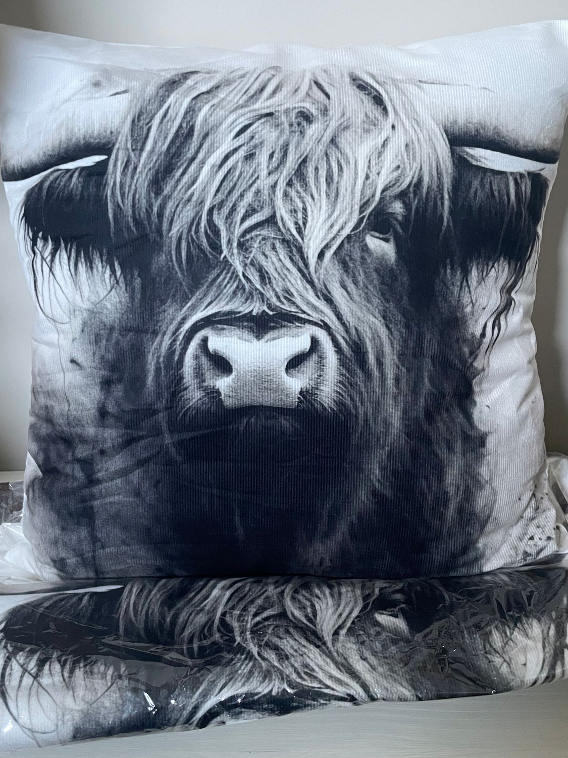 Kussen hooglander 45x45cm