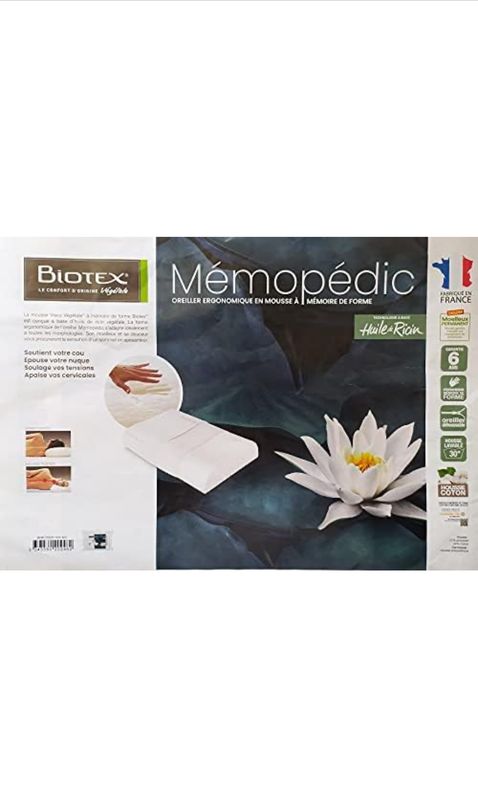 Biotex drukverlagend kussen Memo 60x40