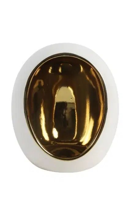 Theelicht wit 10x9,5x11,5cm