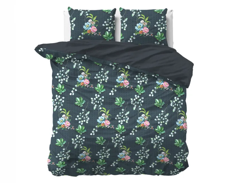 Dekbedovertrek bloemen 240x220