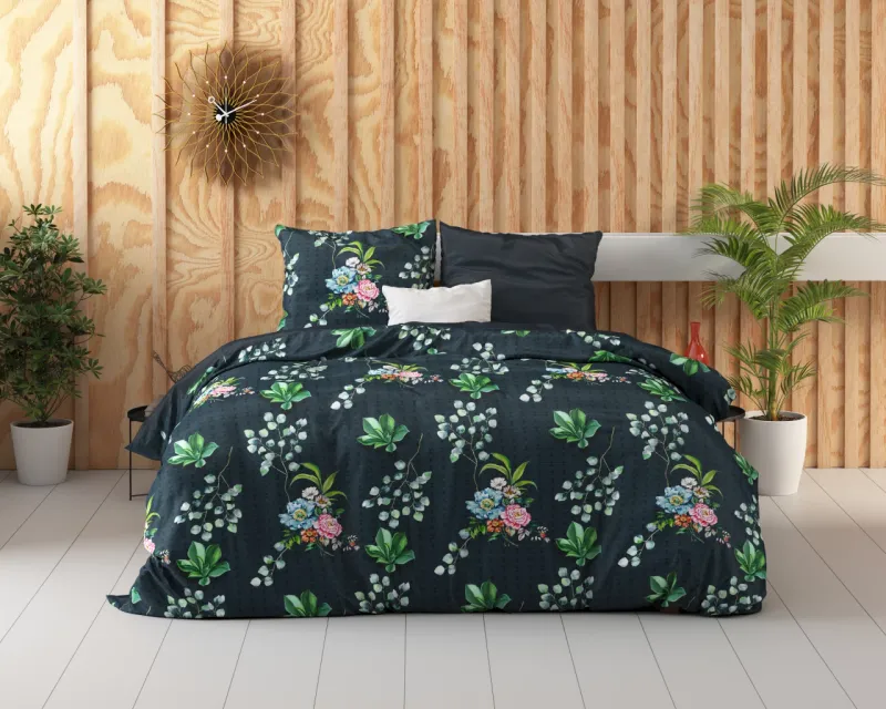 Dekbedovertrek bloemen 240x220