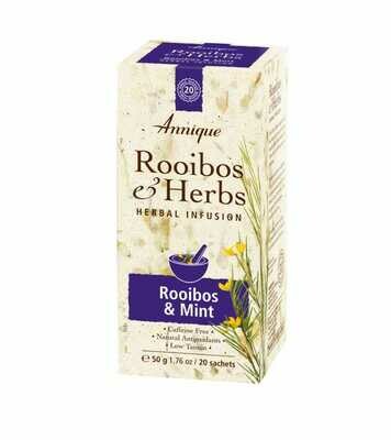 Annique Rooibos & Mint (Previously Stomach Tea - Rooibos with Mentha Longifolia) Herbal Tea 50g | 20 Bags Annique Rooibos & Mint (Previously Stomach Tea - Rooibos with Mentha Longifolia) Herbal Tea 50g | 20 Bags