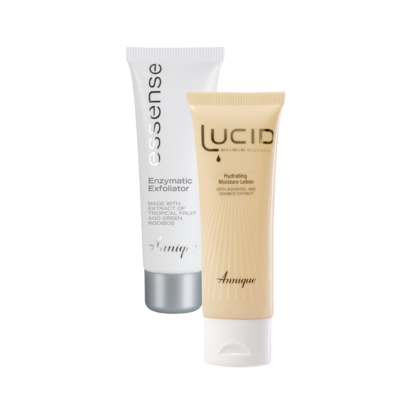 Annique Lucid Hydrating Moisture Lotion 50ml with free Essence Enzymatic Exfoliator 50ml worth R249 Annique Lucid Hydrating Moisture Lotion 50ml with free Essence Enzymatic Exfoliator 50ml worth R249