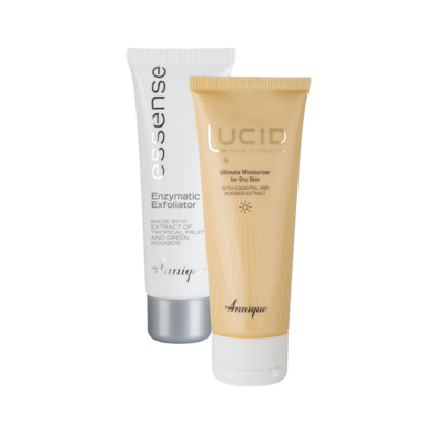 Annique Lucid Ultimate Moisturiser for Dry Skin 75ml UPSIZE with free Essence Enzymatic Exfoliator 50ml worth R249 Annique Lucid Ultimate Moisturiser for Dry Skin 75ml UPSIZE with free Essence Enzymatic Exfoliator 50ml worth R249