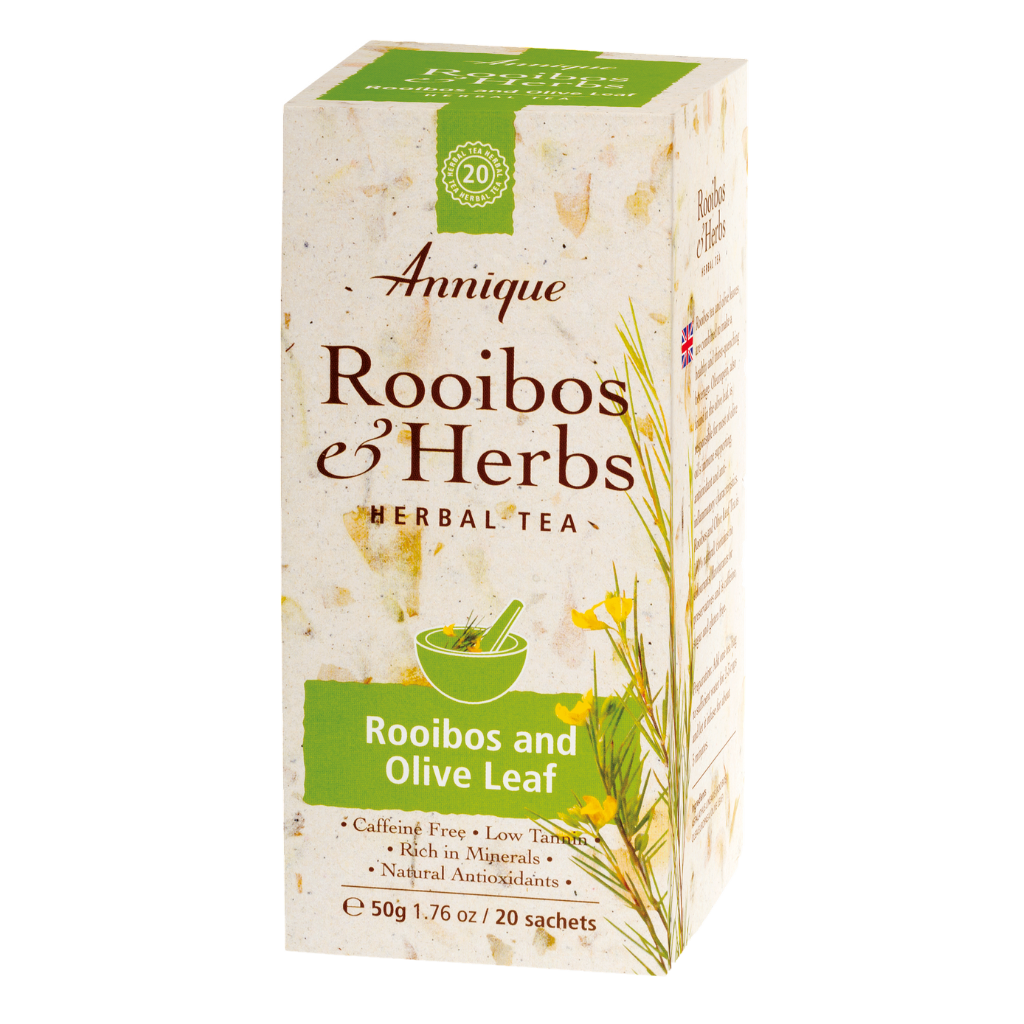 Annique Rooibos and Olive Leaf Tea 50g - 20 Tea Bags Annique Rooibos and Olive Leaf Tea 50g - 20 Tea Bags
