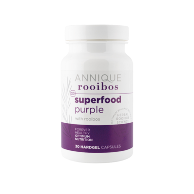Annique Rooibos SuperFood Purple 30 Capsules - Assist with Blood Pressure Annique Rooibos SuperFood Purple 30 Capsules - Assist with Blood Pressure