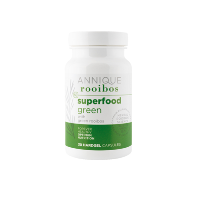 Annique Rooibos Superfood Green 30 Hardgel Capsules for Lower Cholesterol Annique Rooibos Superfood Green 30 Hardgel Capsules for Lower Cholesterol