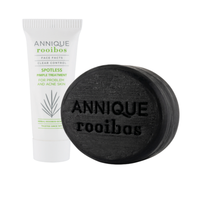 Annique Face Facts Spotless Pimple Treatment 10ml with FREE Charcoal Cleansing Soap Bar 125g