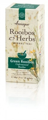 Annique Green Rooibos Tea (Unfermented Rooibos) 50g | 20 Bags Annique Green Rooibos Tea (Unfermented Rooibos) 50g | 20 Bags