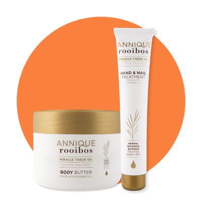Annique Essense Miracle Tissue Oil Body Butter 250ml with FREE Miracle Tissue Oil Hand and Nail Treatment 50ml Annique Essense Miracle Tissue Oil Body Butter 250ml with FREE Miracle Tissue Oil Hand and Nail Treatment 50ml