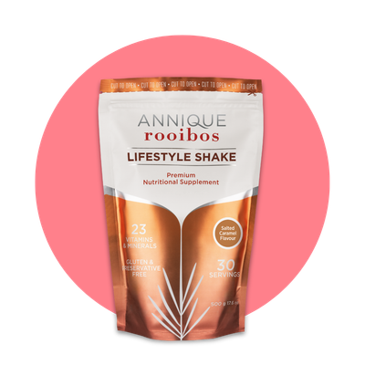 Annique Salted Caramel Premium Nutritional Lifestyle Shake 500g ( New Improved Taste &amp; Formula ) - 33 Servings per shake