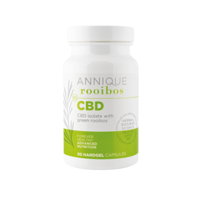 Annique CBD Isolate &amp; Green Rooibos 30 hardgel capsules