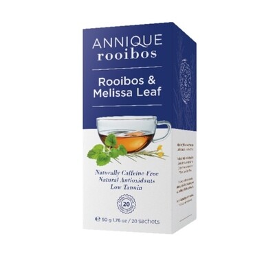 Annique Rooibos &amp; Melissa Leaf Tea (Previous Night Rest Tea - Rooibos with Melissae Folium) Herbal Tea 50g | 20 Bags
